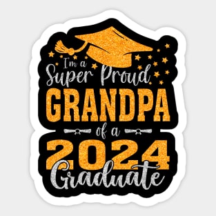 I'm A Super Proud Grandpa Of A 2024 Graduate Sticker